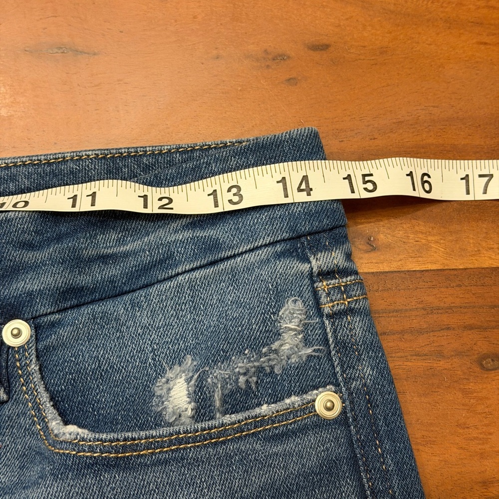 Good American Blue Straight Leg Jeans - Picture 7 of 9
